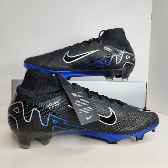 Nike Zoom Superfly 9 Elite FG Black/Blue Size 12.5 Men main image 7